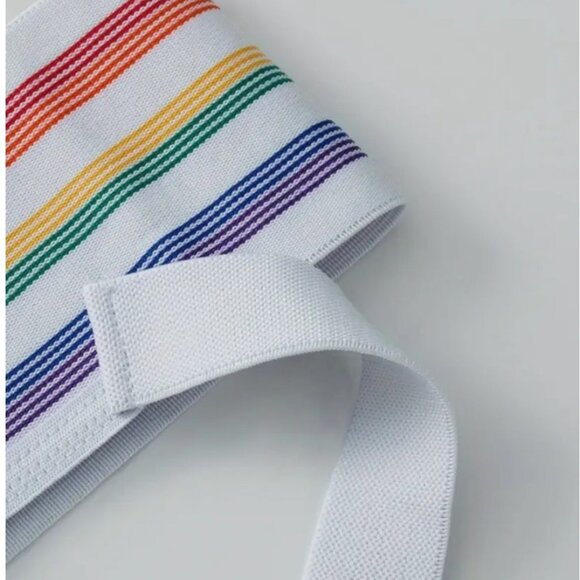 Jockmail Rainbow Jockstrap Medium White - Picture 7 of 9